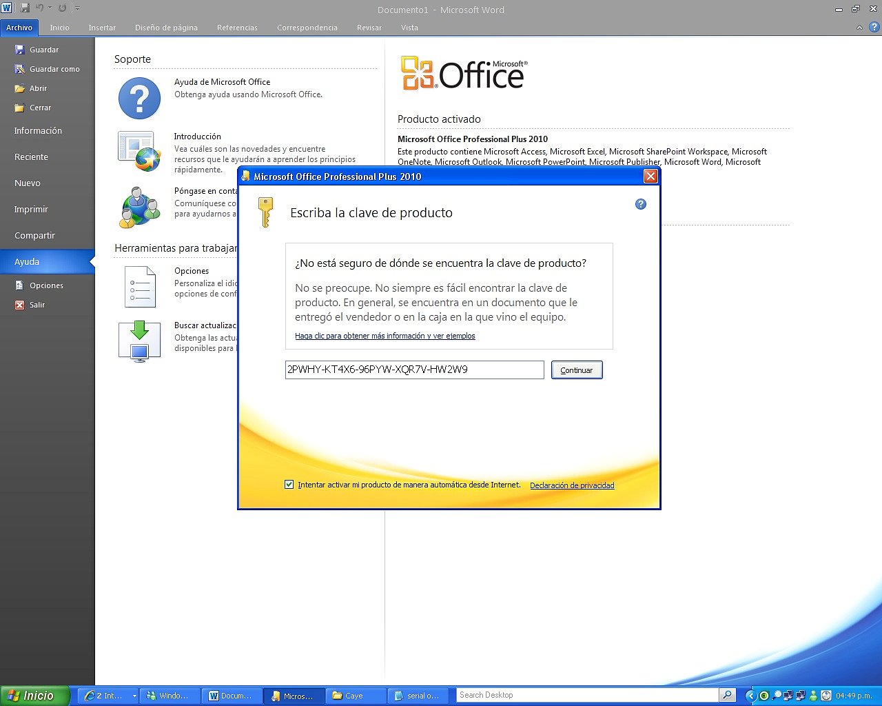 Download microsoft office 2010 with activation key